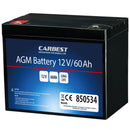 Carbest Deep-Cycle AGM Power Line Batterie 60Ah Servicebatterie für Reisemobile – Carbest