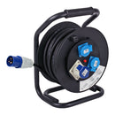 CEE Camping Set Kabeltrommel 25M - 10M Kabel - Sicherheitsbox - Adapter Schuko – Freizeitschmiede GmbH & Co. KG