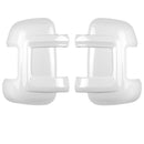 Carbest Spiegelprotektoren-Set passend f. Ducato lange Version weiß Spiegelschutz – Carbest