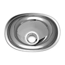 Camping Spüle oval Edelstahl Einbauspüle Spülbecken Waschbecken für Wohnmobil – Carbest