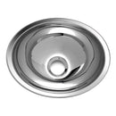 Camping Spüle oval 28cm Edelstahl Einbauspüle Spülbecken Wohnmobil Waschbecken – Carbest