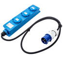 CEE Neopren Mehrfachstecker 16 A 3600 Watt 200-250V 1,5 Meter – Haba