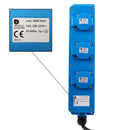 CEE Neopren Mehrfachstecker 16 A 3600 Watt 200-250V 1,5 Meter – Haba