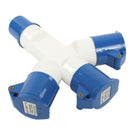 CEE Mehrfachadapter 3er Verteiler IP44 16A Frankreich – Dieser CEE 3 fach Verteiler darf bei keinem Frankreich Urlaub fehlen.