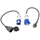 CEE Adapter Kabel SET Schuko - CEE 200-250V, 16A, 3polig, 40 cm, Ip44 – Haba