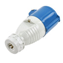 CEE Kupplung | CEE 3 Polig | 240V 32A | Blau | IP44 | – APT