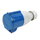 CEE Kupplung | CEE 3 Polig | 240V 32A | Blau | IP44 | – APT
