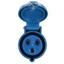 CEE Kupplung | CEE 3 Polig | 240V 32A | Blau | IP44 | – APT