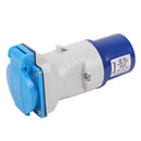 CEE Adapter CEE auf Schuko 200-250V, 16A, 3polig, 12 cm, Ip44 – CEE Adapter auf Schuko zum Anschluss an CEE Steckdosen.