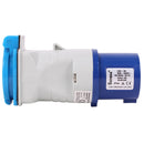 CEE Adapter CEE auf Schuko 200-250V, 16A, 3polig, 12 cm, Ip44 – CEE Adapter auf Schuko zum Anschluss an CEE Steckdosen.