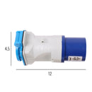 CEE Adapter CEE auf Schuko 200-250V, 16A, 3polig, 12 cm, Ip44 – CEE Adapter auf Schuko zum Anschluss an CEE Steckdosen.