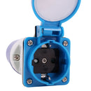 CEE Adapter CEE auf Schuko 200-250V, 16A, 3polig, 12 cm, Ip44 – CEE Adapter auf Schuko zum Anschluss an CEE Steckdosen.