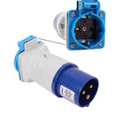 CEE Adapter CEE auf Schuko 200-250V, 16A, 3polig, 12 cm, Ip44 – CEE Adapter auf Schuko zum Anschluss an CEE Steckdosen.