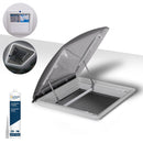 roofSTAR 4 Dachfenster 40x40 ZWL & LED Dachluke Wohnwagen Wohnmobil + Dichtmasse – roofSTAR