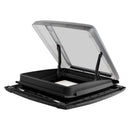MPK Vision Star M pro Schwarz Dachhaube klar 40x40cm Dachstärke 25-60 mm - Zwangsbelüftet – MPK