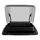 MPK Vision Star M pro Schwarz Dachhaube klar 40x40cm Dachstärke 25-60 mm - Zwangsbelüftet – MPK
