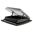 MPK Vision Star M pro Schwarz Dachhaube klar 40x40cm Dachstärke 25-60 mm - Zwangsbelüftet – MPK