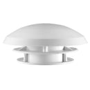Dachlüfter Wohnmobil 20 cm weiß Dachstärke 20-45 mm + Dichtmasse + Schrauben – Geeignet zur Dauerbelüftung von zb.