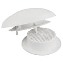 Dachlüfter Wohnmobil 20 cm weiß Dachstärke 20-45 mm + Dichtmasse + Schrauben – Geeignet zur Dauerbelüftung von zb.