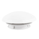Dachlüfter Wohnmobil 20 cm weiß Dachstärke 20-45 mm Bohrung 90 mm Insektengitter – Geeignet zur Dauerbelüftung von zb.