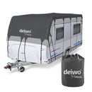 Deiwo Premium Wohnwagen Schutzdach Wohnmobil Abdeckplane Dachschutzplane - viele Größen – Deiwo