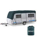 Wohnwagen & Wohnmobil Schutzdach | wintertauglich | viele Größen | Midnight Olive – Deiwo