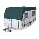 Wohnwagen & Wohnmobil Schutzdach | wintertauglich | viele Größen | Midnight Olive – Deiwo