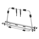 Deichsel Fahrradträger Wohnwagen | 2 Fahrräder |  40Kg belastbar | klappbar – HTD