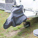 Deichselhaube "Luxus" Grau extra starkes 600D Polyester 61 x 82 cm – Bo-Camp