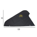 Deichselhaube Schwarz extra starkes Polyester 120 x 63 cm XL Version – Camp4