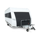 deiwo® Bugschutzplane für Wohnwagen 140x160 cm – Wetterfest Befestigung mit Kederschnur – deiwo
