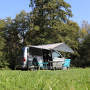 deiwo Premium Bus Sonnendach Sonnensegel grau 250 x 240 cm – Deiwo