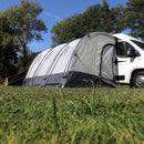 Deiwo Vorzelt aufblasbar Camping Seitenzelt für Wohnwagen, Wohnmobil + Luftpumpe