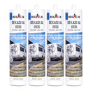 4x Dekalin Dekaseal Dichtstoff 310 ml, Dichtmasse Wohnwagen – Dicht gehalten.