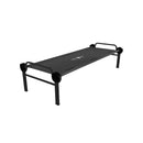 Disc-O-Bed Feldbett Single L schwarz 208x82cm bis 227kg Campingbett Reisebett – So macht Camping Spaß!