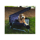 Disc-O-Bed Größe S Hundebett faltbares Hundebett mit abnehmbaren Sonnendach – Disc-O-Bed