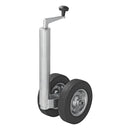 Doppelstützrad mit Vollgummireifen Stützrad 48mm 200x50mm Anhänger Bugrad – APT