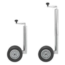 Doppelstützrad mit Vollgummireifen Stützrad 48mm 200x50mm Anhänger Bugrad – APT