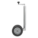 Doppelstützrad mit Vollgummireifen Stützrad 48mm 200x50mm Anhänger Bugrad – APT