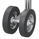 Doppelstützrad mit Vollgummireifen Stützrad 48mm 200x50mm Anhänger Bugrad – APT