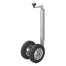 Stützrad Doppelstützrad 48mm Vollgummireifen Naturkautschuk 200x50mm Anhänger – APT