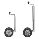 Stützrad Doppelstützrad 48mm Vollgummireifen Naturkautschuk 200x50mm Anhänger – APT