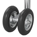 Stützrad Doppelstützrad 48mm mit massiven PU-Reifen 200x50mm Bugrad Anhänger – APT
