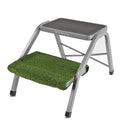 Doppeltrittstufe | inkl Fussmatte | gummiert | 4kg | bis 150 kg | – Haba