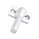 Stauklappen Dreh Riegel Chrom Vorreiber 5 mm Grundplatte – Freizeitschmiede