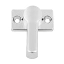 Stauklappen Dreh Riegel 2er Set Chrom Vorreiber 5 mm Grundplatte – Freizeitschmiede