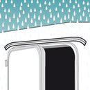Mini Regenrinne Drip Stop Fiamma, Polyvinylchlorid, 75 cm, deep black, schwarz – Fiamma