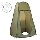Duschzelt Pop Up 120 x 120 x 190 cm , Jagdgrün , inkl Tragetasche + Heringe – ProPlus