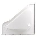 Eckwaschbecken groß im Komplettpaket, 58 x 54 x 9 cm, weiß – Wamovo