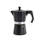 Camping Kaffeebereiter Espressokocher 6 Tassen 350ml Alu schwarz für Gasflamme – Camp4